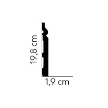 Polistirola Grīdlīste MD020