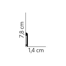 Polistirola Grīdlīste MD234