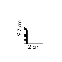 Плинтус из Полистирола MD355