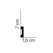 Плинтус из Полистирола MD359