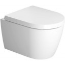 Tualetes pods Duravit ME By Starck Compact Rimless 370x480mm