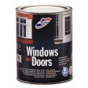 WINDOWS AND DOORS  Ātri žūstoša ar ūdeni atšķaidāmā alkīda emalja logiem un durvīm (pusmatēta)