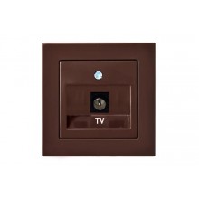 ITVL1-01 E/R TV  gala ligzda bez rāmja,/brūns