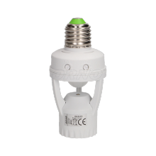 OR-CR-210 Patrona ar sensoru E27  60W, IP20,balta