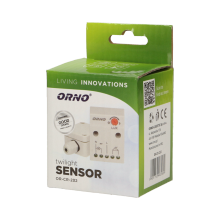 OR-CR-232 Nakts sensors ar atsevišķu fotoelementu MAX.2300W; IP65