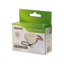 OR-CR-227 Krēslas sensors ar ārējo cauruli max 2000 W; IP54, MINI