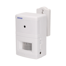 Motion sensor with DING-DONG signalling and alarm