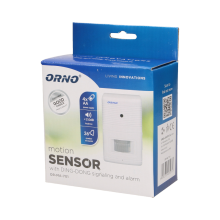 Motion sensor with DING-DONG signalling and alarm