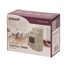 DIN rail weekly digital timer