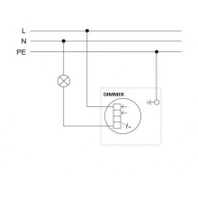 IŠR005-01 E/R Regulators 0.3-100W LED 10-250W brūns