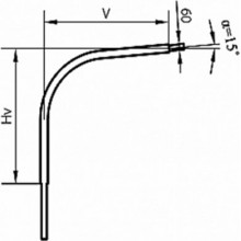 Konsole P galvanizēta L110B/E H2m L1m DGR5