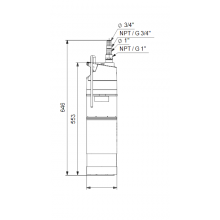 Насос Погружной SBA 3-45M, iegremdējamais