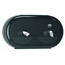 Держатель туалетной бумаги Tork SmartOne Twin Mini Toilet Roll Dispenser черный