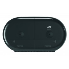 Держатель туалетной бумаги Tork SmartOne Twin Mini Toilet Roll Dispenser черный