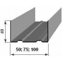 Горизонтальный профиль UW 100  длина 3м