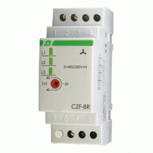 Fāzu pazušanas kontroles ierīc e CZFBR 1C/O,I=10A;165-180V, 2