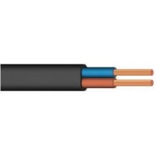 Vads melns H03VVH2-F 2x1 OMYp