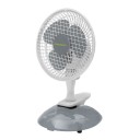 04952 VENETO-15GR Ventilators ar klipsi 15W D195 H305 pelēks 220V