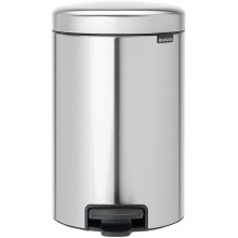 Контейнер для Мусора Brabantia NewIcon 12l Fingerprint Proof Matt Steel