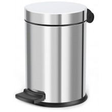 ATKRITUMU TVERTNE Hailo Solid S Garbage Bin 4l Stainless Steel ATKRITUMU TVERTNE Hailo Solid S Garbage Bin 4l Stainless Steel