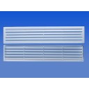 Plastmasas ventilācijas restes durvīm