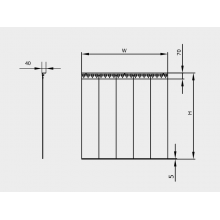 Lokšņu aizkari gludie PVC zemām temperatūrām