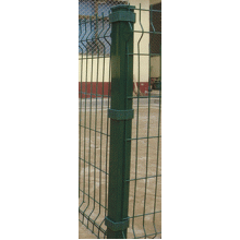 Столб квадратный  60x40x1.51mm, высотой 1.8м, зеленый