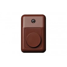 Кнопка звонка (30x45x20 мм), коричневого цвета
