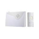 411-106 Zvans wireless doorbell, 17 melodies, 70 db, 80 m, 2 x AA 1.5 V,