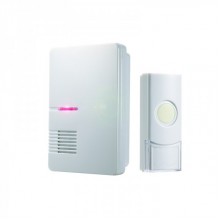 411-109 Zvans Wireless doorbell, 36 melodies, 70 db, 80 m, auto learning codes, LED light